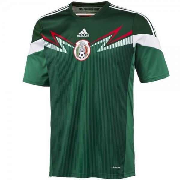 Camisetas Mexico Primera equipo Retro 2014 Verde